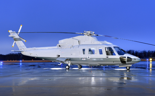 Sikorsky helicopter interior