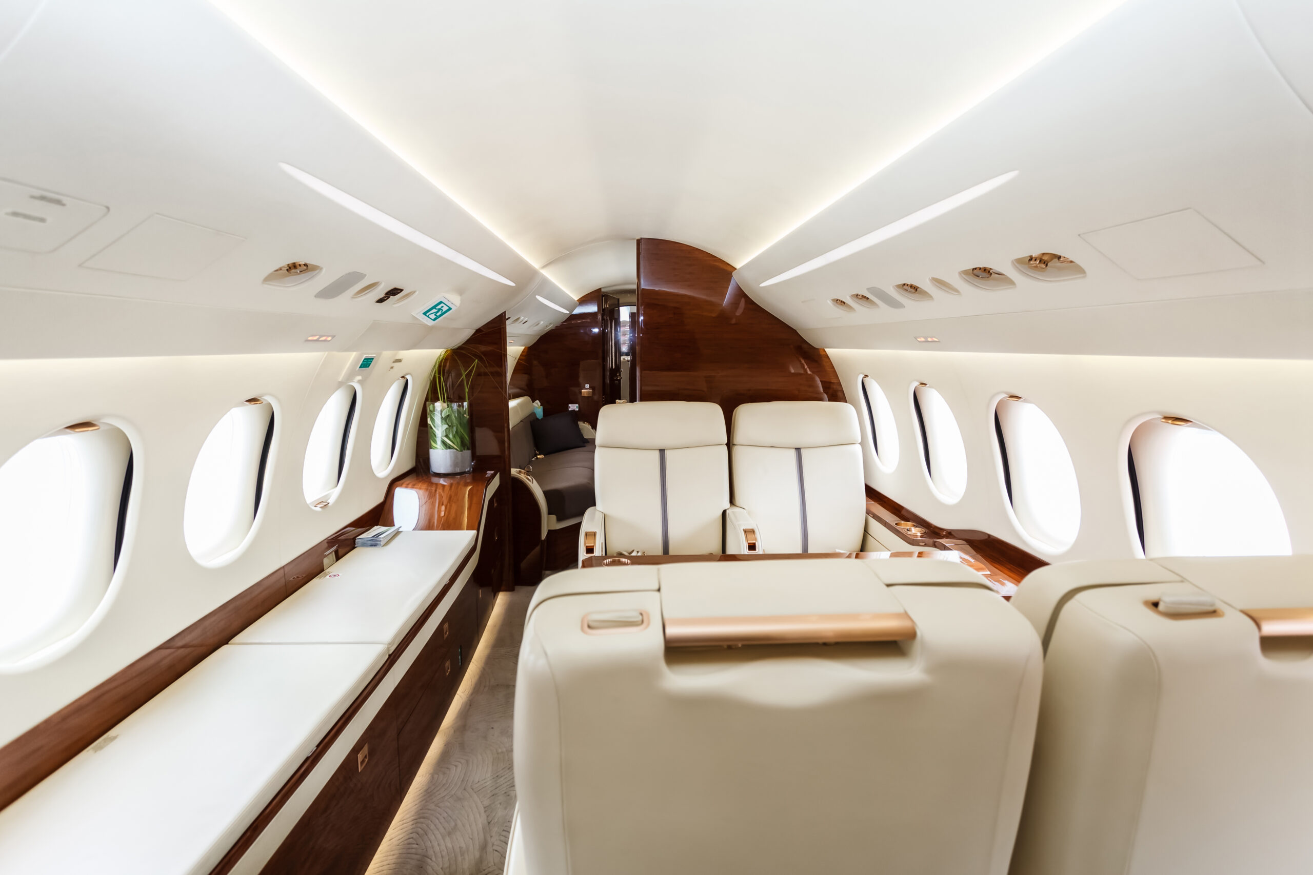 Business jet interiors